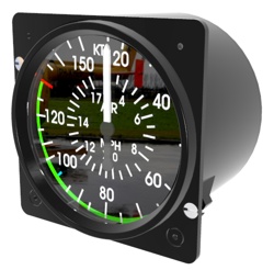 Helicopter gauge