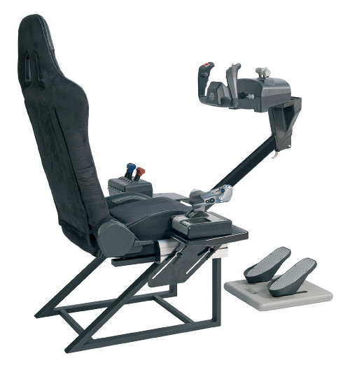 Flight simulator flight seat
