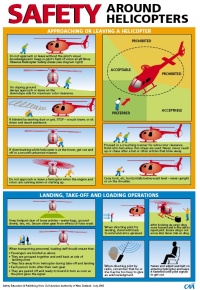 Helicopter safety poster